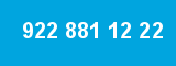 922 881 12 22 922 881 12 22